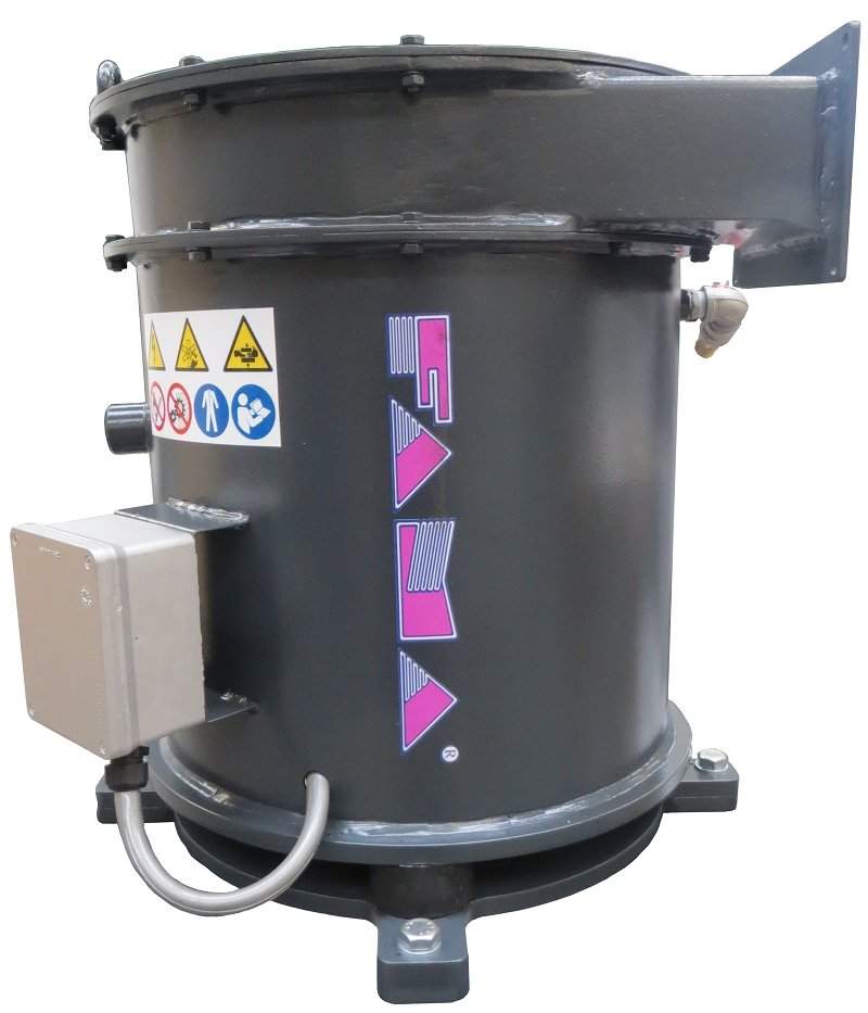 Centrífuga para cavacos metálicos modelo FC200 automática/contínua 60÷200 kg/h