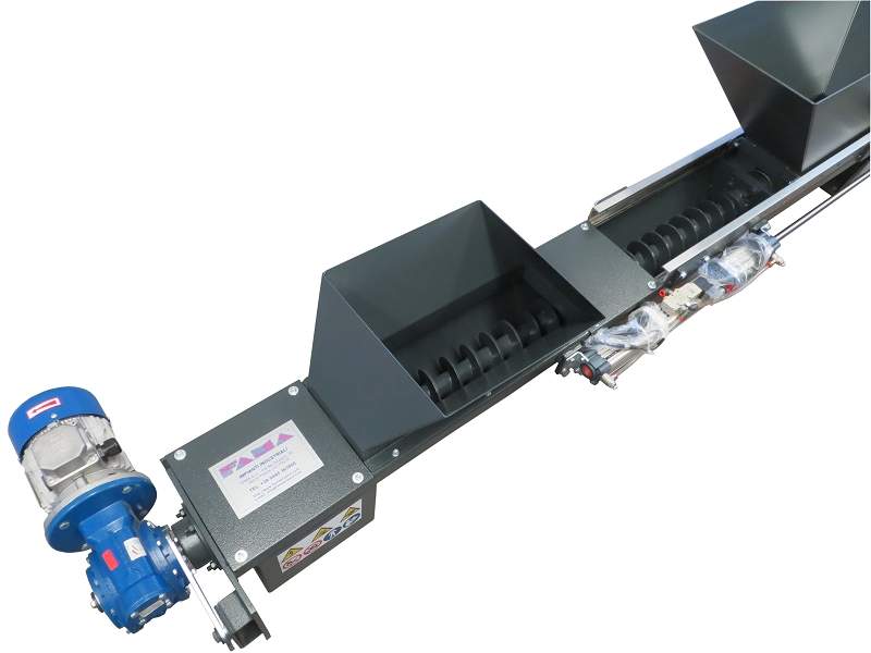 Transportadores para cavacos de dragagem raspadora helicoidal